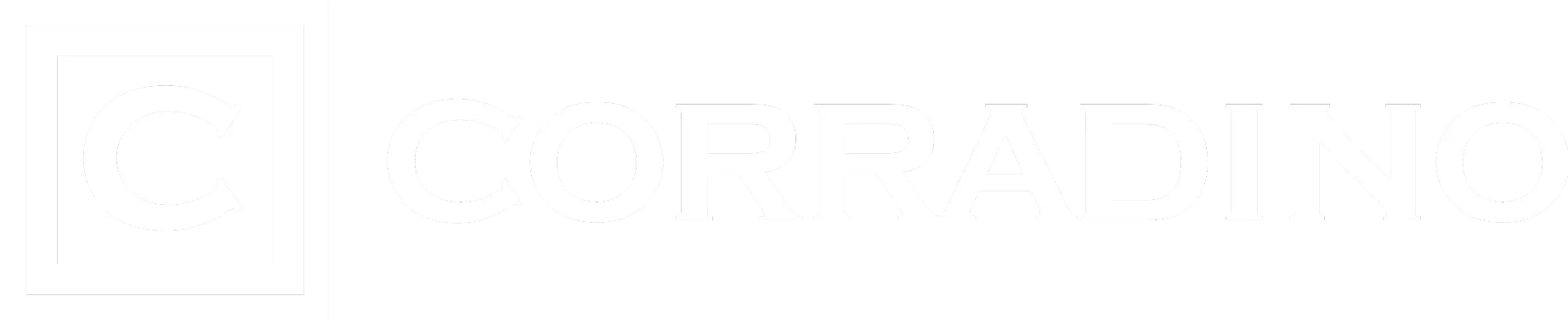 Corradino-Logo-Approved_Icon Horizontal White KO 1