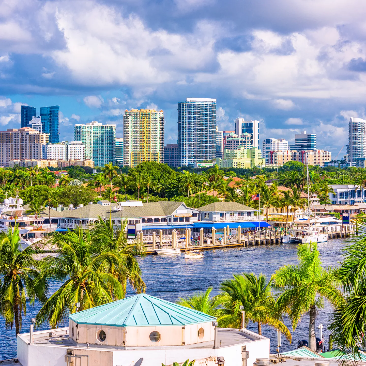 Fort Lauderdale Skyline Square