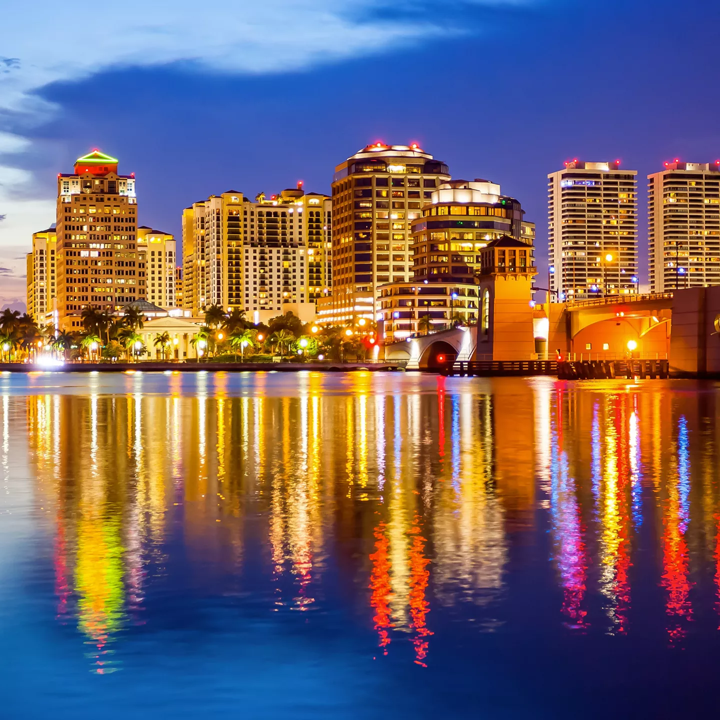 Palm Beach County Skyline Square